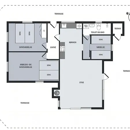 Summer House In Skovgarde With Forest View Σπίτι διακοπών *